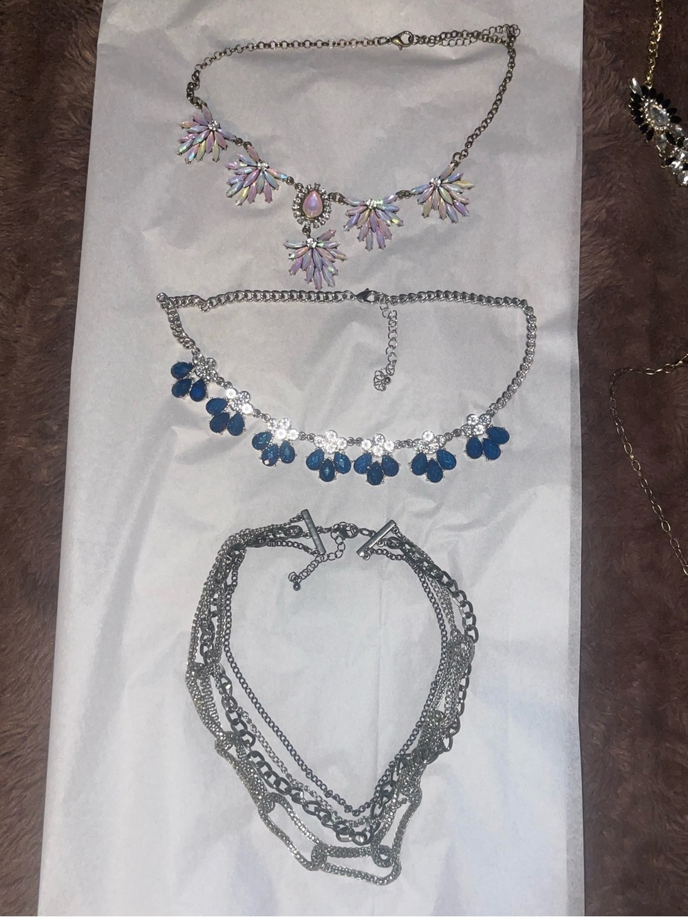 Statement necklaces